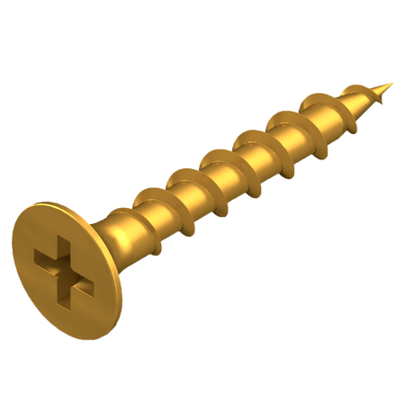 7G x 45mm Bugle Head Needle Point Screw - 100 Pack