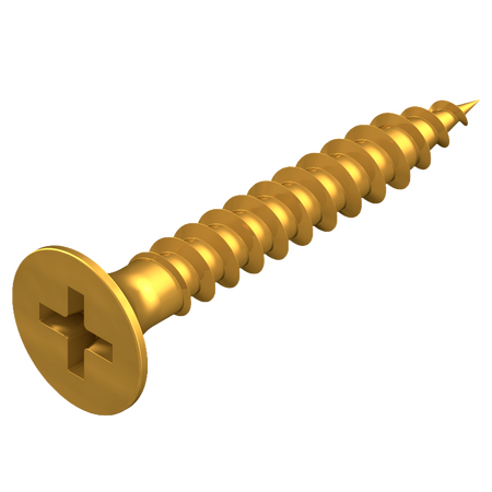 7G x 25mm Bugle Head Needle Point Screw - 300 Pack
