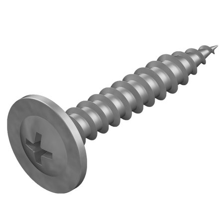 8G x 20mm Button Head Needle Point Screw - 300 Pack