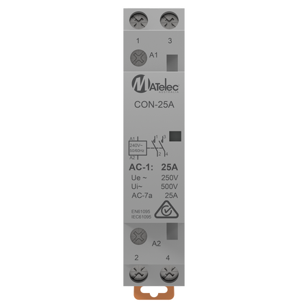 Auxiliary Contactor 240Vac 6A 1NO+1NC