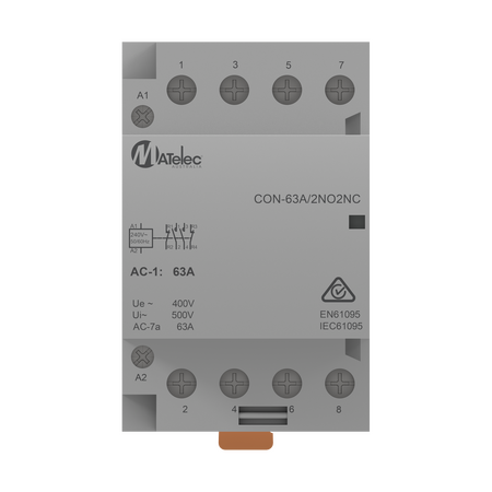 Modular Contactor 240Vac 25A 1NO+1NC
