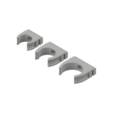 25mm Grey PVC Conduit Clip