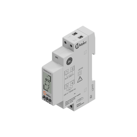 240Vac 24x7 Premium LCD Time Switch with 1 R/O Programmable