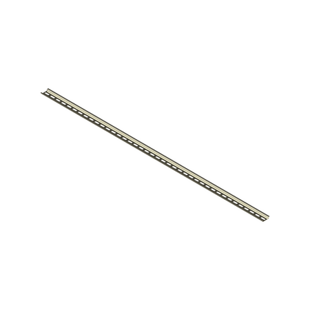 Slotted Steel Din Rail - 7.5mm x 35 mm x 1m