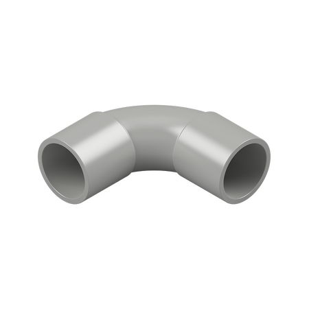 20mm Grey PVC Solid Elbow
