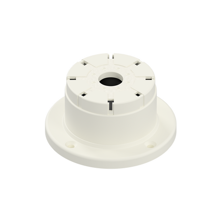 12V dc White Round Screamer