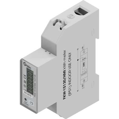 1ph 100A Bi-directional NMI Approved DIN Kilowatt Hour Meter