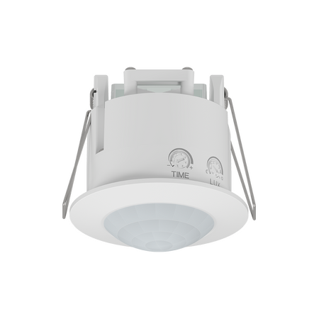 360° Econo White PIR Recessed Motion Sensor