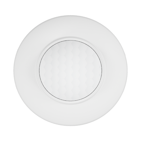 360° White/Black Mini PIR Recessed Mount Motion Sensor