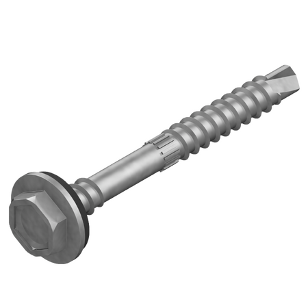 10G x 25mm Hex Head Drill Point Screw - 200 Pack
