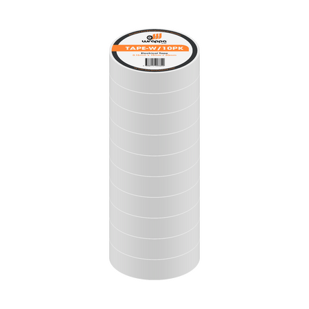 Black Electrical/Insulation Wrappa® Tape - 10 Pack