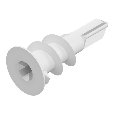 33mm Nylon Plaster Fixing Screw - 100 Pack