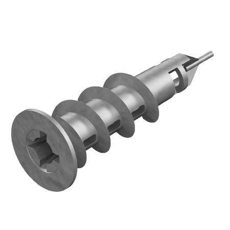 32mm Zinc Twin Point Tip Plaster Fixing Screw - 100 Pack