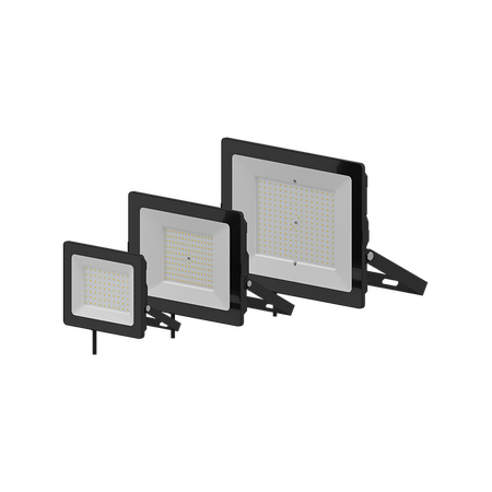 30W 5800K Black Slimline Eclipse LED Flood Light