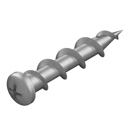 6.3G x 32mm Wall Lock Needle Point Screw - 200 Pack