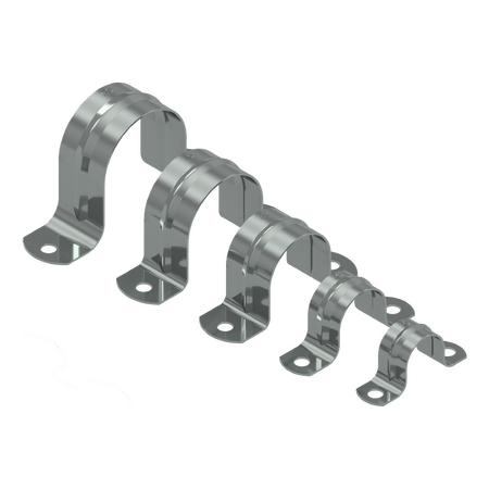 40mm Zinc Plated Full Conduit Saddle