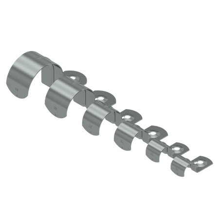 20mm Zinc Plated Half Conduit Saddle