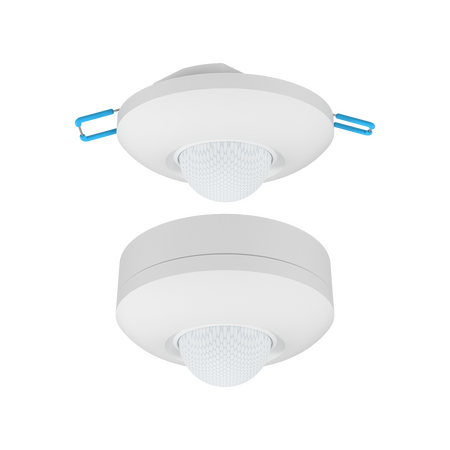 360° Econo White PIR Recessed/Surface Motion Sensor