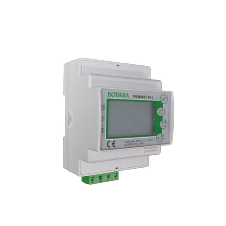 DIN Rail Dual Meter RJ CT Connect RS485 Modbus