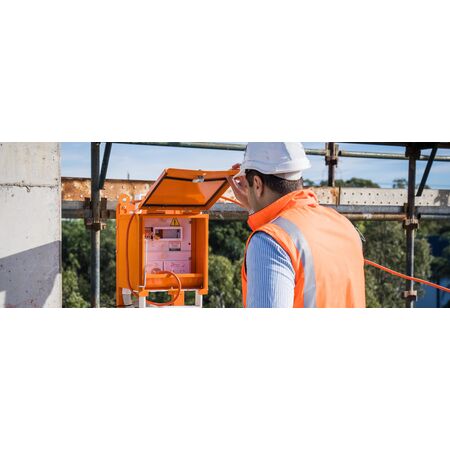 Temporary Power Board Kit Set Consisting Of Box (TPB3004) And Stand (STAND.300)