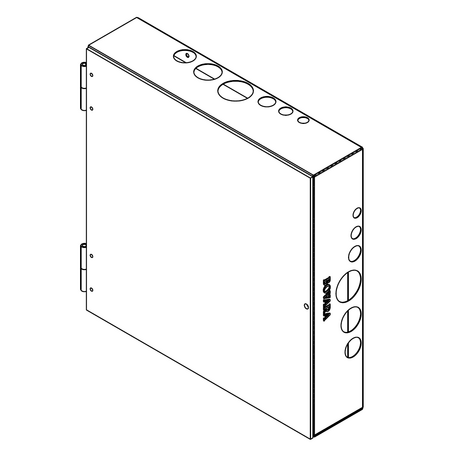 Panel Surround 600x600x100 Blank Switch Panel
