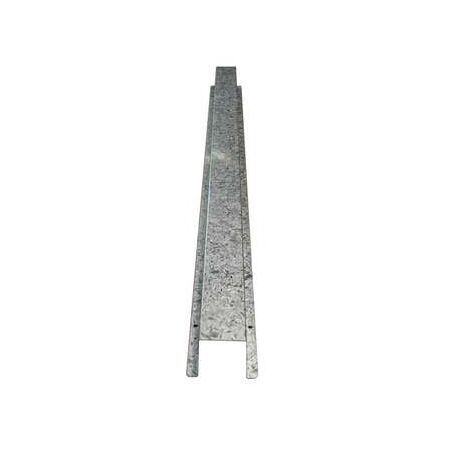 Cable Guard Flanged Galvanised 55x55x1200