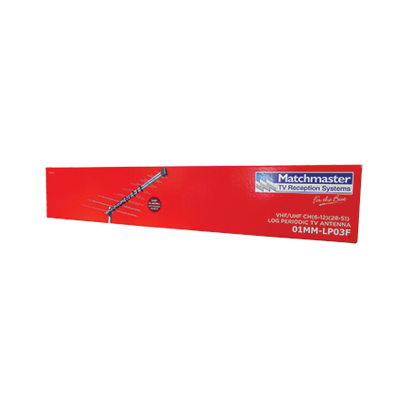 Log Periodic Digital TV Antenna VHF/UHF (6-12)(28-51) 32 Elements