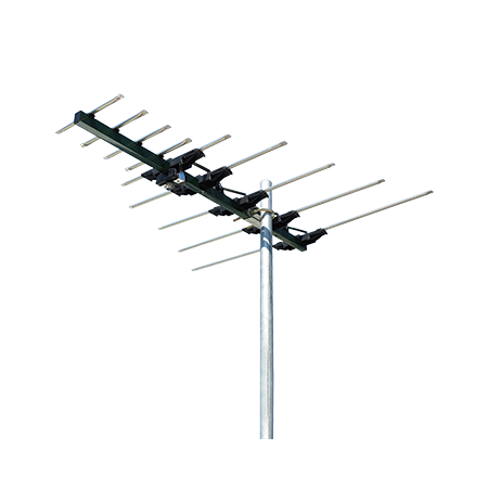 Log Periodic Digital TV Antenna VHF/UHF (6-12)(28-46) 9 Elements