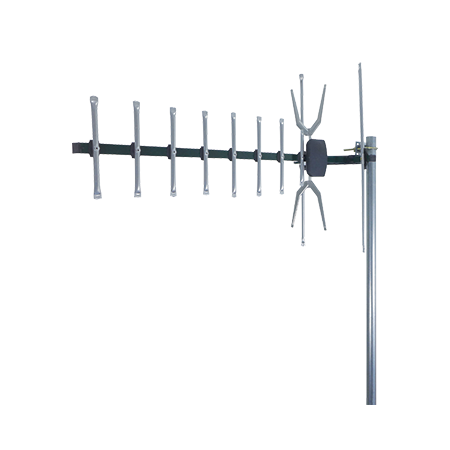 Digital TV Antenna with 4G/5G Filter and Snap Lock Corner Screen UHF (28-51) 10 Elements (5 Pack)