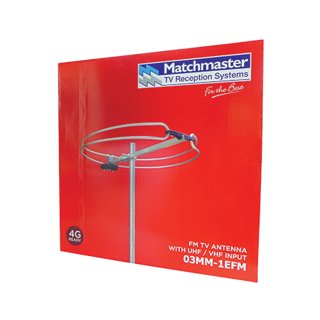 FM Antenna (88-108MHz) with VHF/UHF Input/Combiner