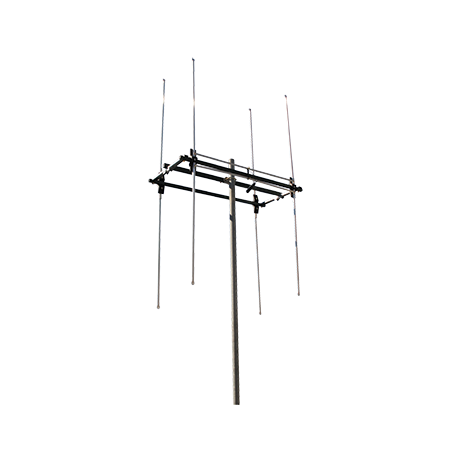 Phased Array Digital TV Antenna VHF (6-12) Vertical/Horizontal with Balun 8 Elements