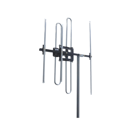 High Gain Digital TV Antenna FM + VHF (6-12) with 80dB 4G/5G Filter (Vertical Only)