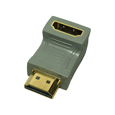 Right Angle HDMI® Male to Female Adaptor