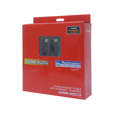 15m 1080p Standard Speed HDMI® Cable with Ethernet 10.2Gbps