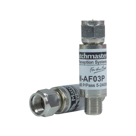 Attenuator 3dB 'F' Type Power Pass (5 Pack)