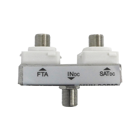 Diplexer FTA/Satellite (Suitable for Clipsal® Double Gang Plate) (5 Pack)
