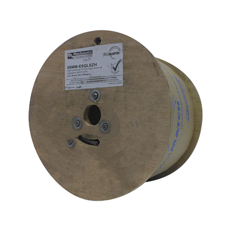 305m RG6 Low Smoke Zero Halogen Quad-shield Coaxial Cable Reel