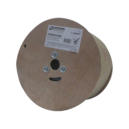 305m RG6 Messengered Quad-shield Coaxial Cable Reel