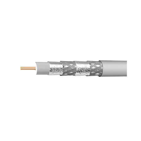 305m RG6 White Quad-shield Coaxial Cable Reel