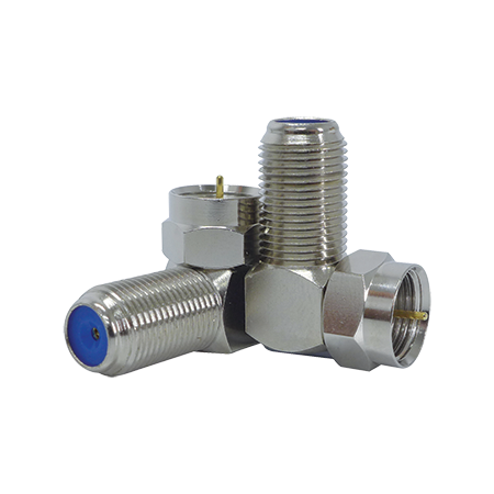 Adaptor 'F' Male to 'F' Female Elbow 3GHz