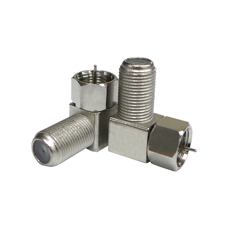 'F' Male to 'F' Female Elbow Adaptor (10 Pack)