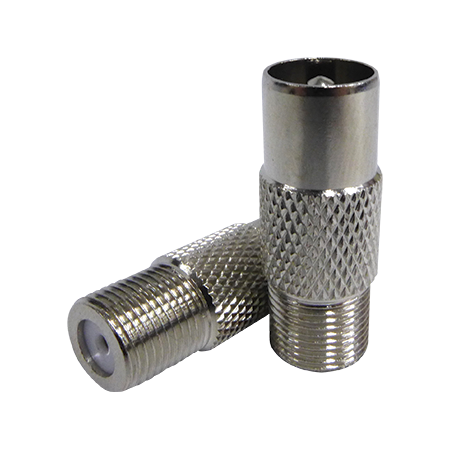 'F' Female to IEC (PAL) Male Adaptor (20 Pack)