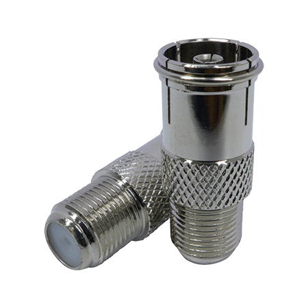 'F' Female to IEC (PAL) Female Adaptor (20 Pack)