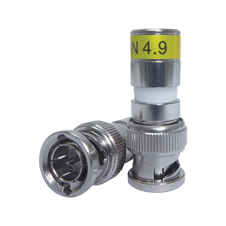 BNC Male RG6 Compression Connector (50 Pack)