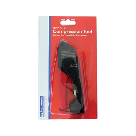 Compression Tool for Foxtel RG6 Connectors