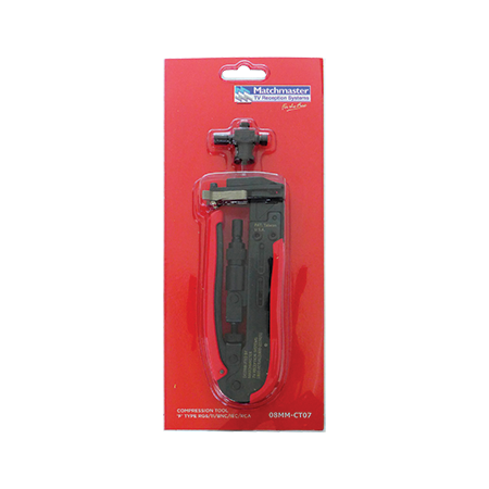 Universal Compression Tool RG6/11 'F' Type/BNC/IEC/RCA Suitable for Foxtel RG6/11 Connectors