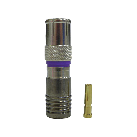 'F' Type PAL Female Compression Connector for RG59 SDI Cable (25 Pack)