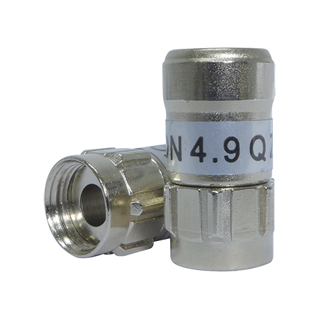 RG6 'F' Type Quad Self-Install Connector (100 Pack)