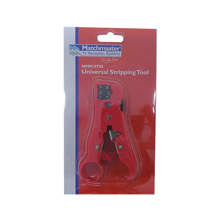 Stripping Tool for RG59, RG6, RG11 and CAT Cables