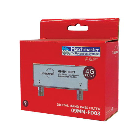 UHF (28-33) Band Pass Filter - Block B
